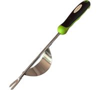 Garden Guru Outils de jardin et de pelouse Garden Guru Outil de désherbage de pissenlit avec poignée ergonomique et point d'appui - Extracteur de mauvaises herbes en acier inoxydable pour la