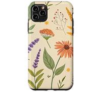 Garden Herbs and Wildflowers Spring Pattern Coque pour iPhone 11 Pro Max