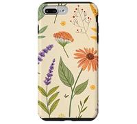 Garden Herbs and Wildflowers Spring Pattern Coque pour iPhone 7 Plus/8 Plus