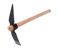 Garden Hoe Pick Mattock, fouille Polyvalente en Train de Chercher des Mauvaises Herbes tournant des Outils à Main d'extraction du Sol pour Creuser Le Camping de Prospection de