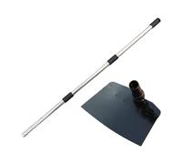 Garden Hoe Solide Houe de Jardin à Manche Extensible en Acier Inoxydable Outil de Désherbage Polyvalent pour Creuser et Travailler Le Sol Poignée, 25cmx16cm