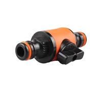 Garden Hose Connector With Independent Shut Off Valves - High-Performance 2 Way Nipple Valve For Car Cleaning & Irrigation | Professional Hose Splitter | Universal Outdoor Water Fittings