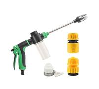Garden Hose Nozzle, 41x14x4.5cm PP Metal High Pressure Rotatable Sprayer, Handheld Water Tool, Practical Accessory for Lawn, Patio, Car Wash, Outdoor Cleaning