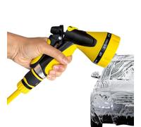 Garden Hose Nozzle ABS 21x15x7cm 10 Spray Modes Non Slip Adjustable Water Sprayer For Plant Lawn Garden Car Washing And Pet Shower Outdoor Cleaning Tool