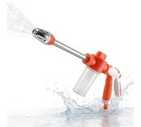 Garden Hose Nozzle, High Pressure Hose Spray Nozzle, High Pressure Ergonomic 7-Function Car Washing Nozzles For Watering Plants Lawn Patio Cleaning Car Washing Drains Escalier Showering Pets