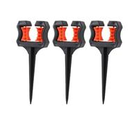 Garden Hose Spike Outdoor Yard Irrigation Hose Stake Positioning Support for Water Pipe Management and Lawn Watering,3PC