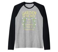 Garden in The Nude Jardinier Floral Jardinage Fleurs de Printemps Manche Raglan