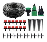 Garden Irrigation Kit - 3.94 Inch Automatic Drip Watering System | ABS Efficient Plant Watering - 33ft hose quick connect provides consistent hydration ideal for garden balcony patio potted plants