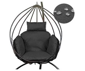 GARDEN KING ROYAL REST Coussin de siège pour Fauteuil Suspendu, avec Dossier, Appui-tête, balançoire, en polyrotin, Facile d'entretien, imperméable