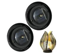 Garden Light Solar Replacement Top,Weather-Resistant 2 Pieces - Solar Light Replacement Top 8cm Diameter - for Homeowners Pathway Walkway Patio Seasonal Maintenance 3.15 inches