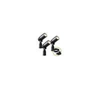 Garden Lights® Spot de jardin Alder - LED 12 V 2 W - IP44 PBT plastique anthracite - Utilisation avec piquet ou pied de montage - Convient pour tous les jardins et parterres de jardin - 4 x 8,6 x 6,5