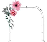 Garden Metal Rose Arch with Steel Frame, Trellis for Climbing Plants, Decorative Garden Arches, L180cm x H220cm, L300cm x H220cm, Outdoor Garden Decor