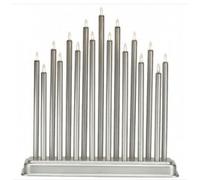 garden mile Classique Argent 17 Tuyau Bougie Del Noël Bougie Pont Arc Noël fenêtre ou Table décoration