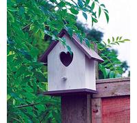 garden mile® Grand nichoir de jardin en bois blanc pour petits oiseaux de jardin