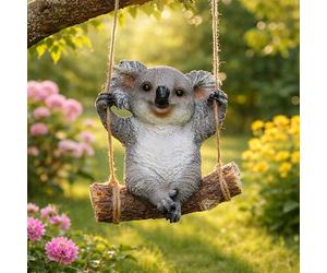 Garden Mile Koala oscillant en résine pour décoration de Jardin d'intérieur ou d'extérieur