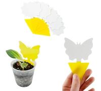 Garden Mile Lot de 30 pièges à insectes adhésifs jaunes - Attrape-mouches et pucerons double face pour plantes, mouches des fruits, moucherons et moustiques, pièges adhésifs pour plantes d'intérieur