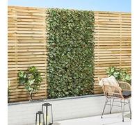 garden mile Treillis topiaire vert frais, feuilles rouges ou blanches et feuilles artificielles pour le printemps et l'été - Décoration de jardin