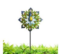 Garden Moulin À Vent - Metal Stakes | 93 Cm / 36,6 Pouces Enjeux De Jardin Décor De Printemps | pour La Clôture De Lit De Fleurs Ligne De Passerelle Cimetière De La Piscine PABORDE Patio Ball