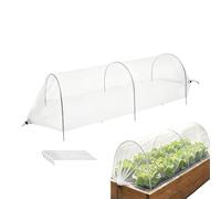 Garden Netting Covers For Raised Beds - Protects Against Animals Birds | Fine Mesh Weatherproof Pop-Up Plant Protector | For Outdoor Patio Grow Strawberry Vegetables Tomato Fruit, Garden Tunnel With S