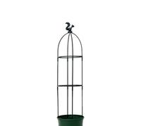 Garden Obelisk Trellis - 10in Diameter Splicing Flower Stand | 8 mm diameter tower flower stand | Tower Obelisk Garden Trellis | Tall Plant Support Vine Supports