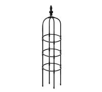 Garden Obelisk Trellis - Structure d'escalade en métal, Tour des à la Rouille | Cadre de Soutien Durable pour Les vignes grimpantes Fleurs Fruits de légumes