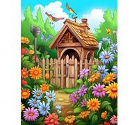 Garden of Dreams: 500 Pages of Floral Coloring Fun kids or adults.: Hours of creative joy with detailed garden scenes.