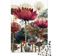 Garden of Fantasy Flowers Puzzle 1000 Pièces Educa Jouet en Bois Divertissement Créatif Décoration Intérieure Jeu Éducatif Challenge Toy Adultes & Enfants des 14 Ans 38x26cm/1000pcs