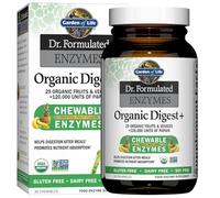 Garden of Life Dr. Formulated Organic Digest+, Tropical Fruit - 90 chewables