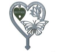 Garden of Memories Superbe cœur en forme de cœur avec motif papillon floral (Brethren)