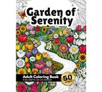 Garden of Serenity: A Bold Line Art Coloring Book