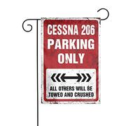 Garden Of The Flag Cessna 206 Drapeau de jardin avec inscription « Parking Only »