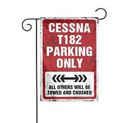 Garden Of The Flag Cessna T182 Drapeau de jardin avec inscription « Parking Only »