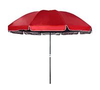 Garden Parasol,2.8M Table Umbrella, 8 Rib Patio Outdoor Sunshade in Thickened Oxford Cloth Easy Crank Open UV Protective for Beach/Pool/Patio/Outdoor Shelter Tent Canopy (Black)