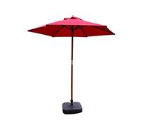Garden Parasol 210cm Cantilever Suspendu Parapluie de Soleil Parasol avec manivelle pour la manivelle pour la manivelle de Protection UV en Plein air, Patio (2,7)