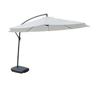Garden Parasol Grande crème Cantilever de Base en Plein air Parasol Soleil Ombre Patio Parapluie 3M Patio Umbrella Gardel Sunlla Sun Shade