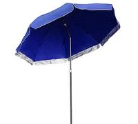 Garden Parasol Umbrella Outdoor, Tiltable Sunshade, Sun Protection and Protection, for Outdoor Spaces Such As Terrace Beach Garden Market, Round 200cm, 240cm, 280cm