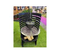 Garden Pavilions Barbecue avec chaudron suspendu en fonte - ⌀ 60 cm - BBQGP307