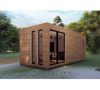 Garden Pavilions Studio de jardin habitable en bois de mélèze 19,8 m² - Élégance - Studio Elegance