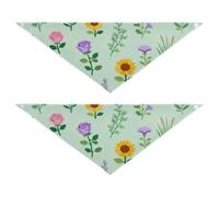 Garden Pets Lot de 2 bandanas pour chien Bonne respirabilité pour l'extérieur 63,5 x 23,5 x 22,9 cm 20,3 cm