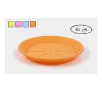 GARDEN PIC-NIC - Assiette Basse pour Pot, Squares, Couleurs-, ø 30 cm.