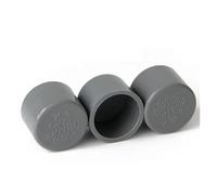 Garden pipe fitting 20mm 25mm 32mm 40mm 50mm ID Gray End Cap PVC Tube Joint Pipe Fitting Coupler Water Connecto(25mm) Plumbing Fittings
