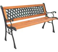 Garden Pleasure 304901 Banc de parc 'Windsor' élégant 2-Sitzer Bench 125 x 74 cm