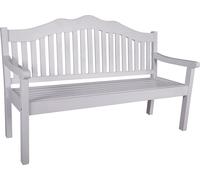 Garden Pleasure Banc de jardin Austin 985110 blanc bois 160,0 cm