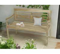 Garden Pleasure Banc de jardin Sumatra 940228 brun Bois 120,0 cm