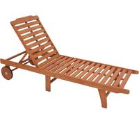 Garden Pleasure Chaise longue Palm Springs Bois Jardin Meuble Chaise longue de relaxation