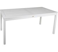 Garden Pleasure Table de jardin Malmö blanc rectangulaire 80,0 x 165,0 x 75,0 cm