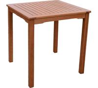 Garden Pleasure Table de jardin Pittsburgh marron carrée 70,0 x 70,0 x 75,0 cm
