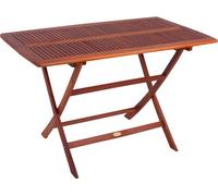 Garden Pleasure Table de jardin pliante Balcon Table de salle à manger en bois d'eucalyptus