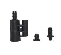 Garden Plumbing 10 Sets Irrigation System 1/2" Female Nozzle Holder Connection 9mm Hose Fittings 3pcs/Set (Diameter : 1/2'')