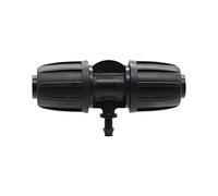 Garden Plumbing 20 Pieces of 1/2" Hose to 4/7mm Hose Interface Locking T-Shaped Four-Way Connector Garden Irrigation Water Pipe Hose Distributor (Color : Green)